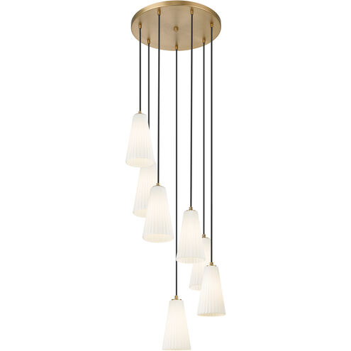Farrell 7 Light 18 inch Modern Gold Chandelier Ceiling Light