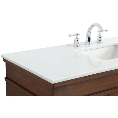 Lexington 48 X 21.5 X 35 inch Walnut Vanity Sink Set