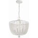 Rylee 4 Light 16.5 inch Matte White Chandelier Ceiling Light