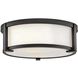 Lowell 2 Light 13 inch Black Outdoor Ceiling Light