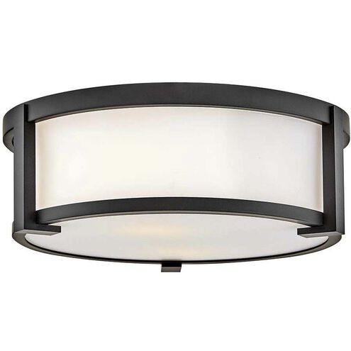 Lowell 2 Light 13 inch Black Outdoor Ceiling Light