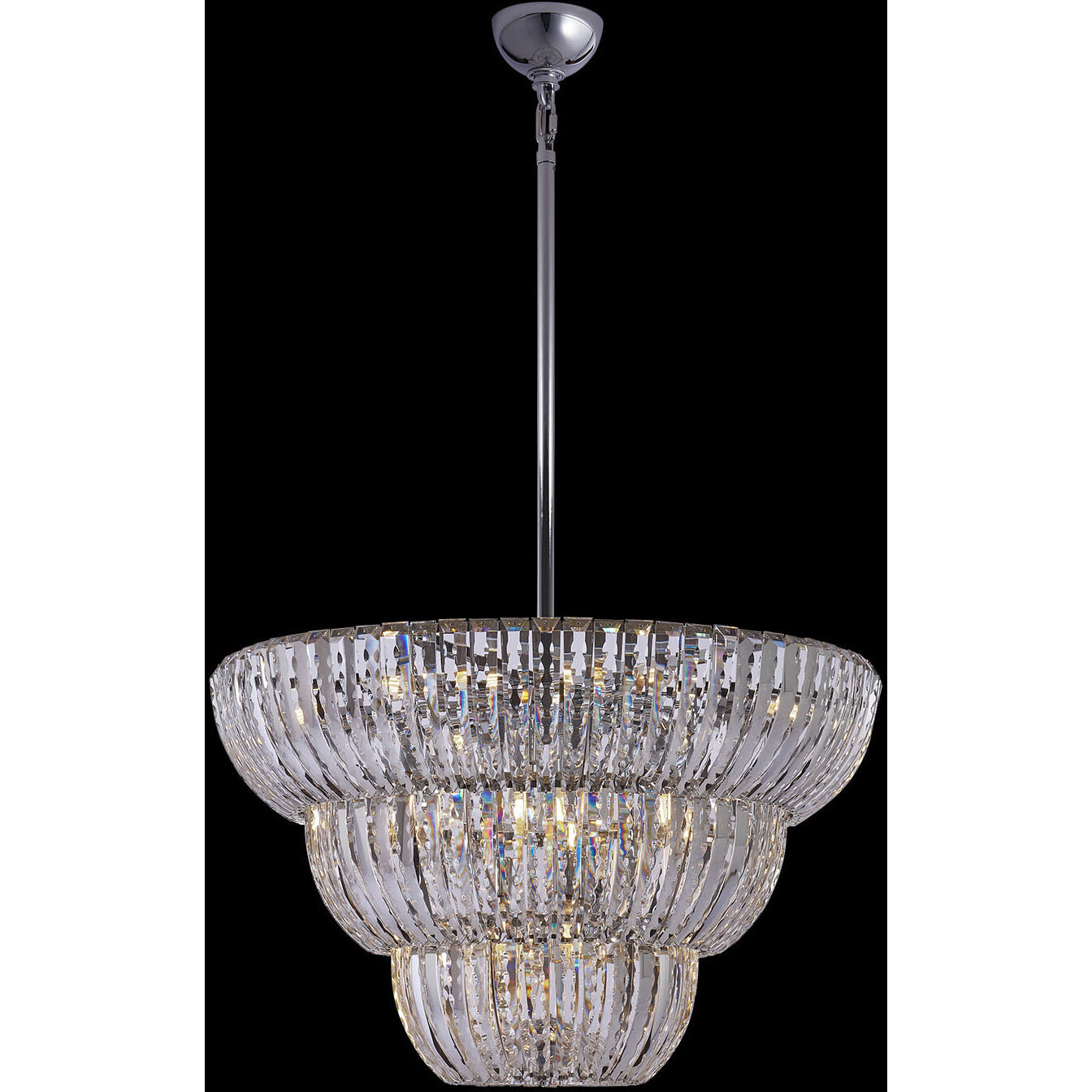 Fontana 15 Light 30 inch Polished Chrome Pendant Ceiling Light