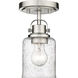 Kinsley 1 Light 5.25 inch Brushed Nickel Flush Mount Ceiling Light