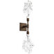 Blossom LED 5.6 inch Flat Bronze Indoor Sconce Wall Light in 2700K LED, Double