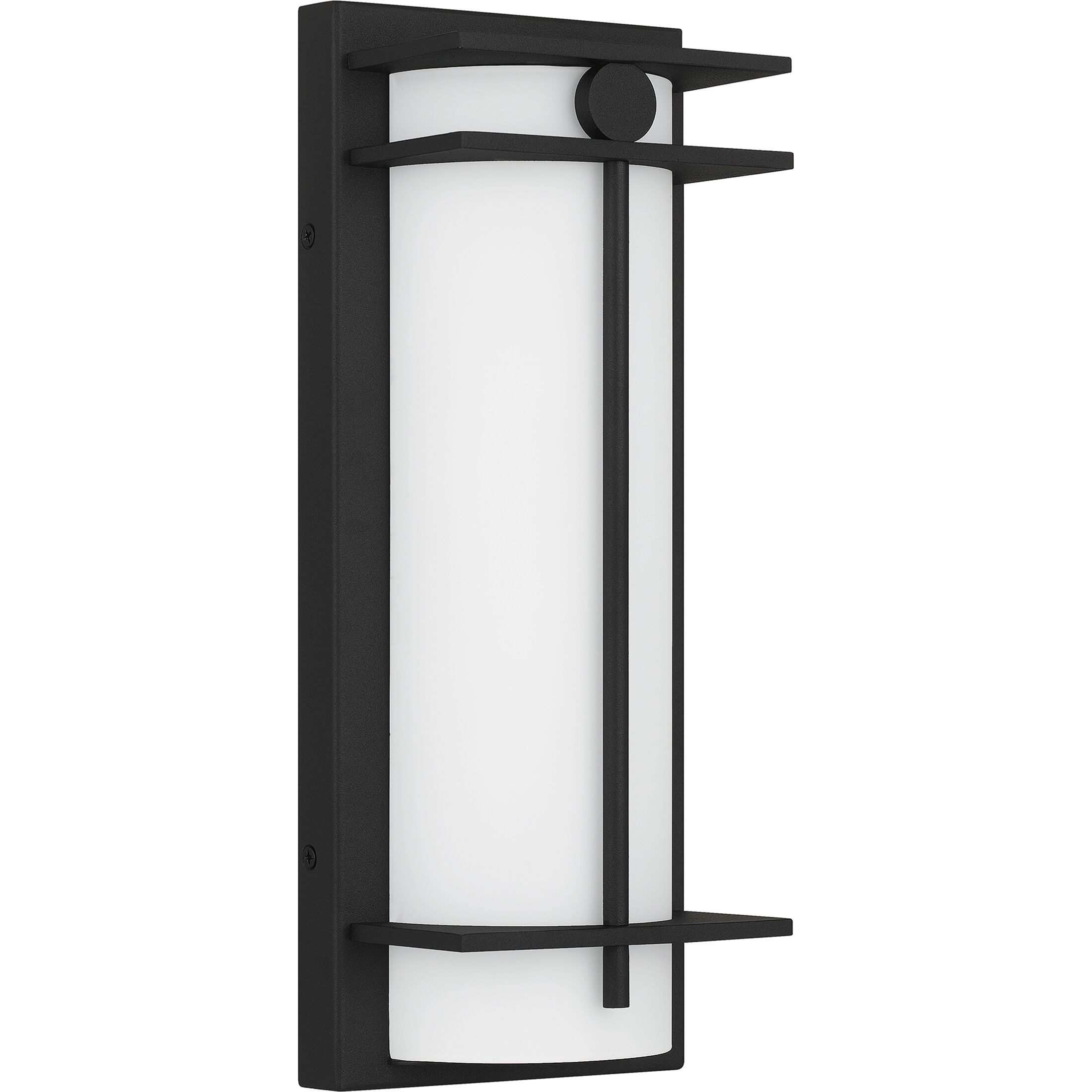 Syndall Outdoor Wall Lantern in Earth Black, Medium