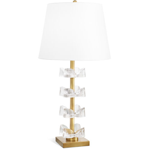 Bella 30.5 inch 150.00 watt Natural Brass Table Lamp Portable Light