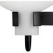 Sylvie 2 Light 14.75 inch Black Bath Light Wall Light