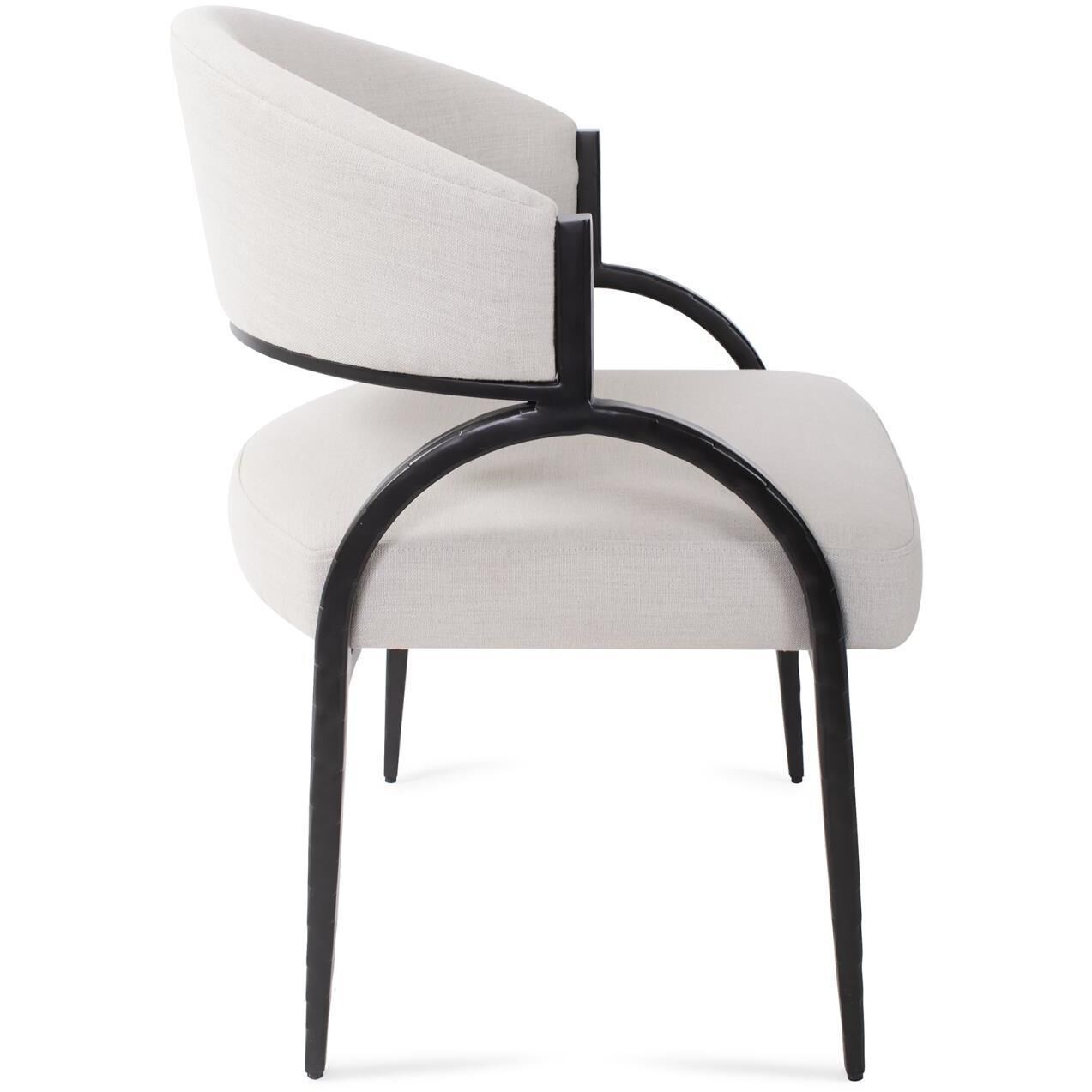 Dewitt Gray and Black Upholstered Side Chair