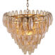 Benini 17 Light 25.59 inch Antique Brass Chandelier Ceiling Light, Small