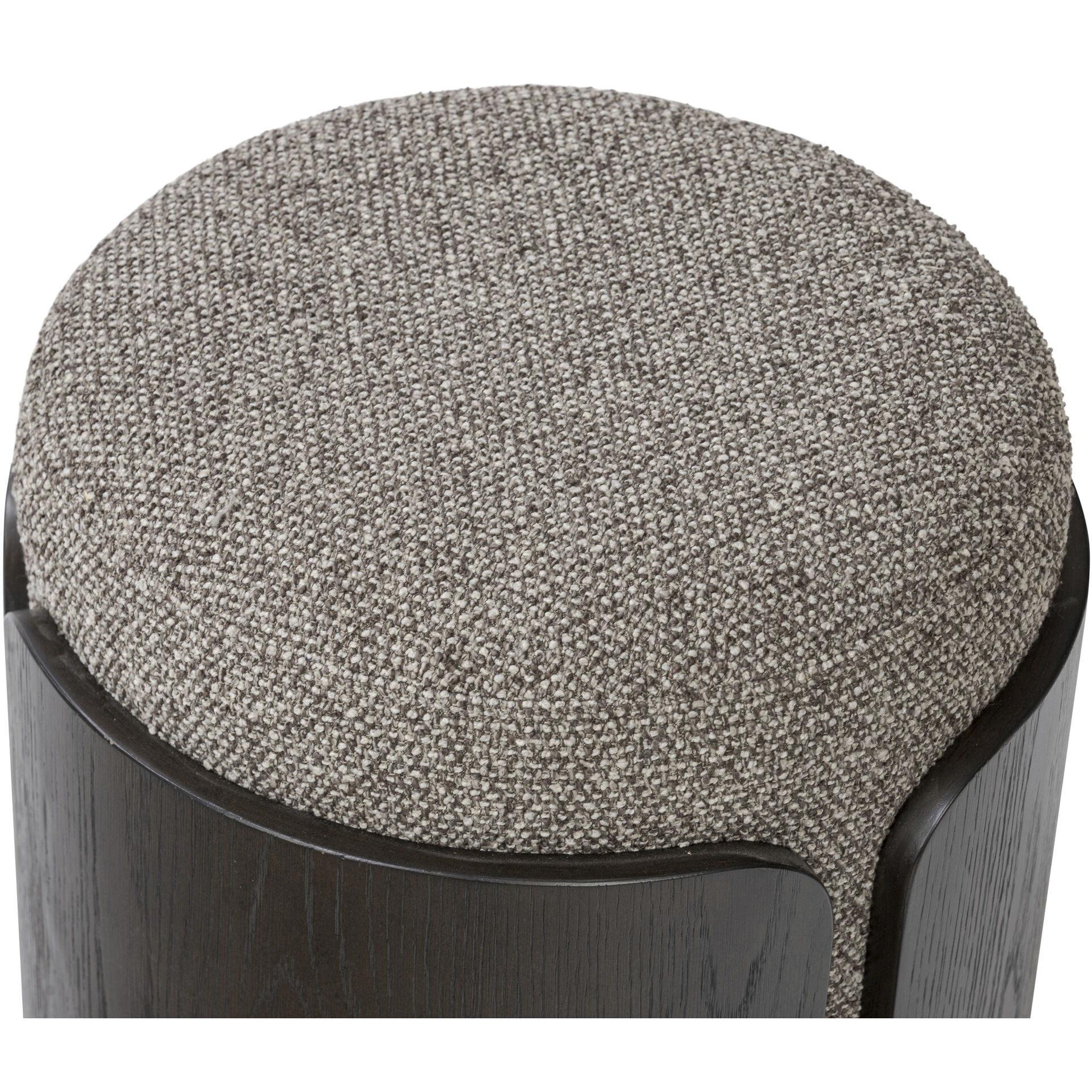 Hutton 18 inch Dark Brown Oak with Earth Ottoman