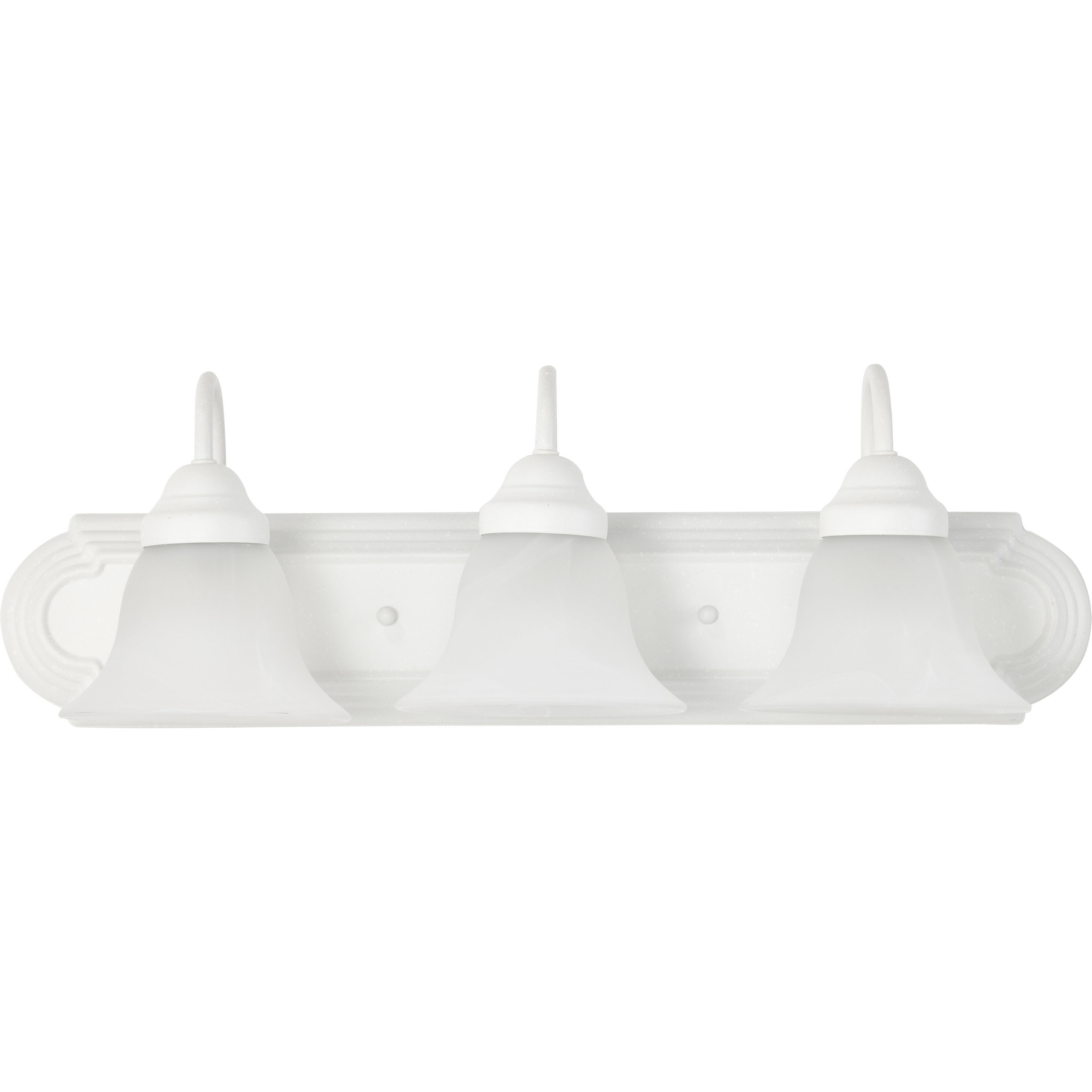 Ballerina 3 Light 24 inch Textured White Vanity Light Wall Light