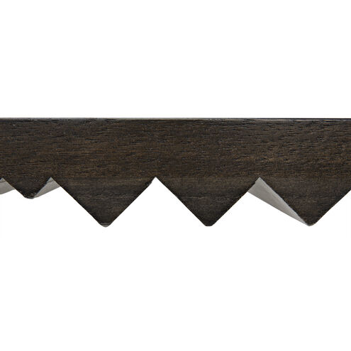 Nelson 60 X 14 inch Ebony Walnut and White Console in Ebony with White