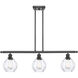 Ballston Small Waverly 3 Light 36 inch Oil Rubbed Bronze Island Light Ceiling Light, Ballston