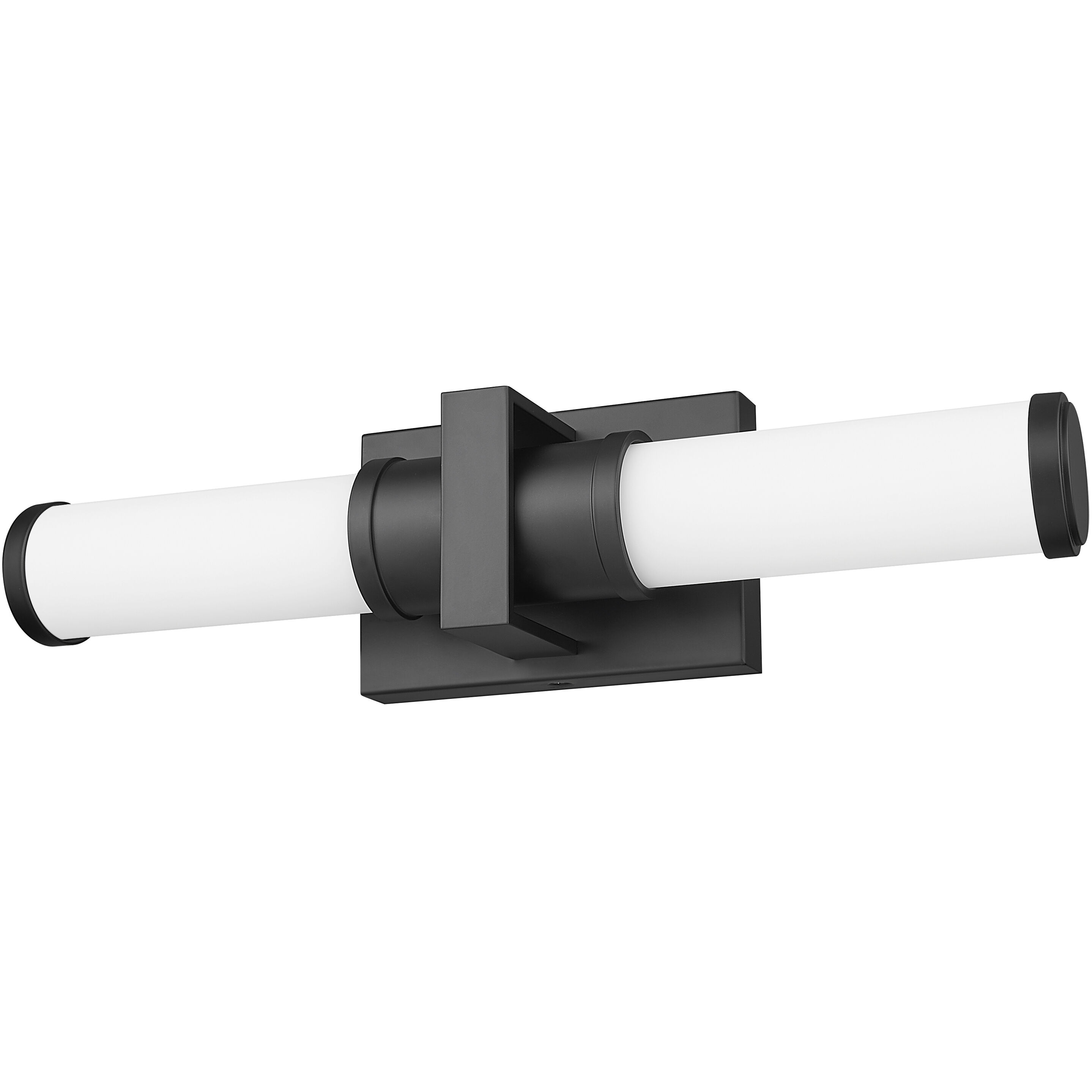 Idris LED 18.5 inch Matte Black Bath Vanity Wall Light