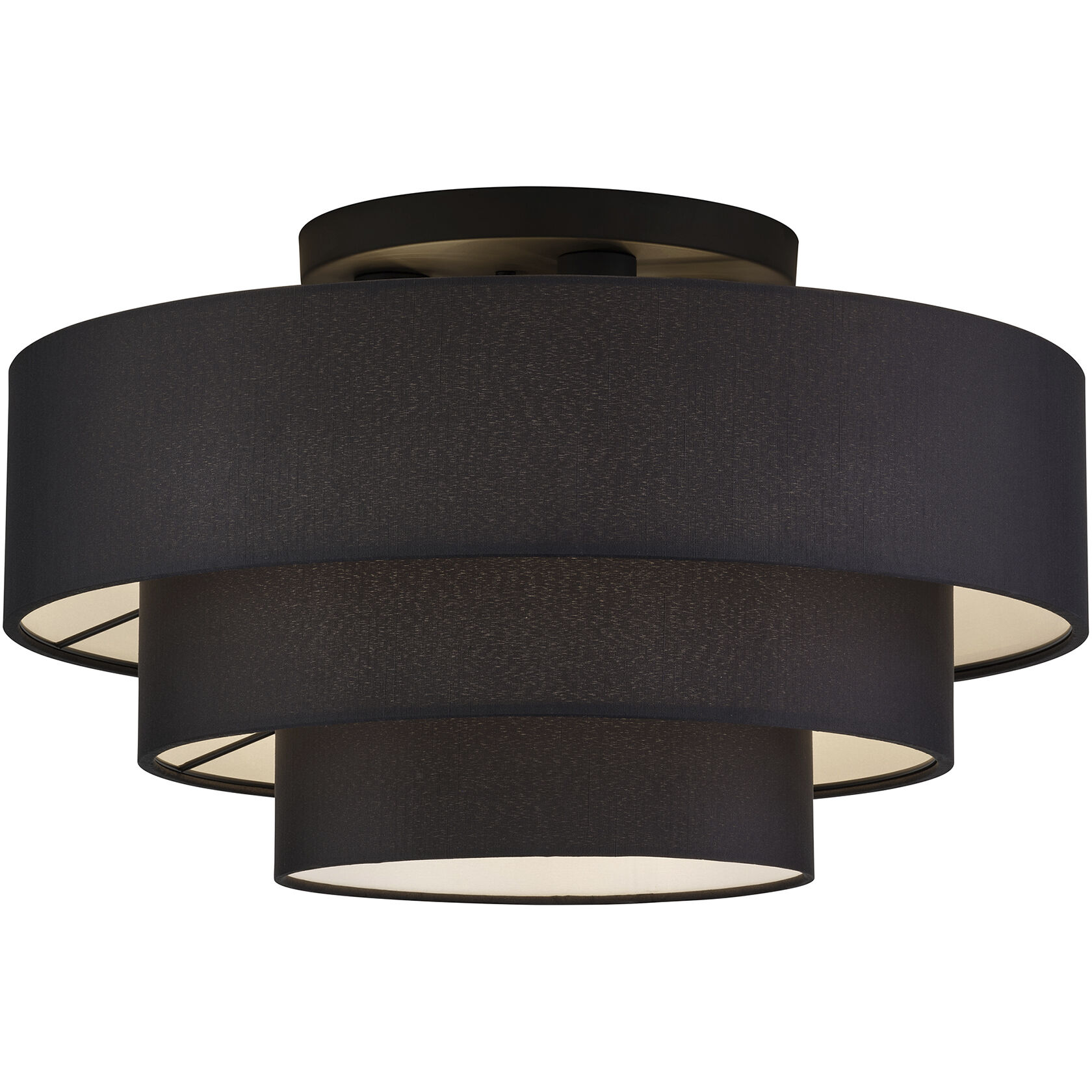 Bainbridge 4 Light 21 inch Black Semi Flush Mount Ceiling Light, Extra Large