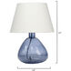 Demi 17 inch Blue Table Lamp Portable Light