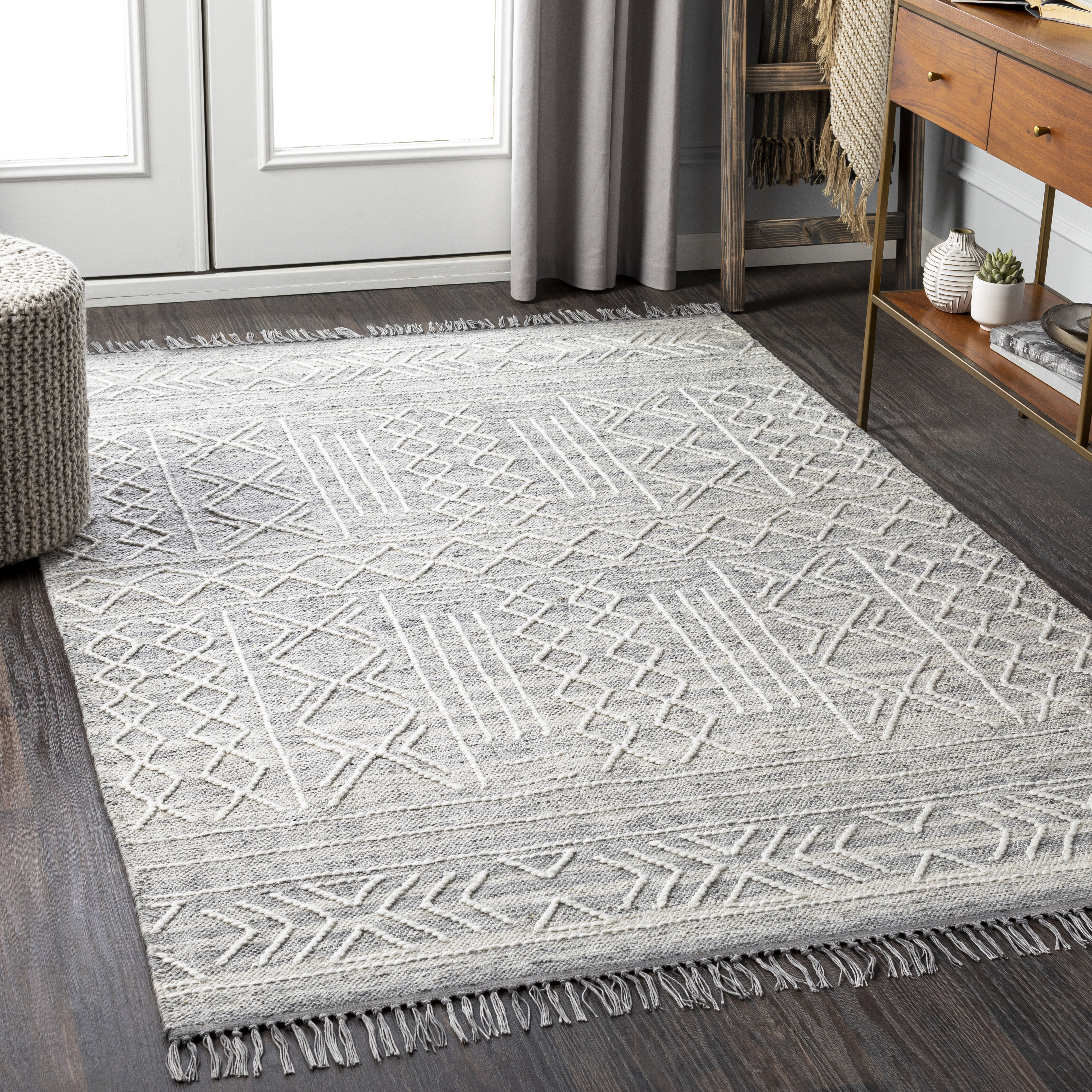 Cheyenne 36 X 24 inch Oatmeal Rug in 2 x 3, Rectangle
