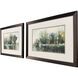 Texture Treeline Green and White Framed Art, Propac