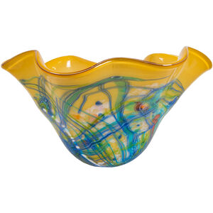 Evelyn 16 X 9 inch Blown Art Glass Bowl