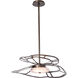 Muse LED 23.1 inch Dark Smoke Pendant Ceiling Light