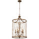 West Liberty 5 Light 18 inch Olympus Gold Pendant Ceiling Light