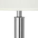 Hotel 30 inch 60 watt Chrome Table Lamp Portable Light
