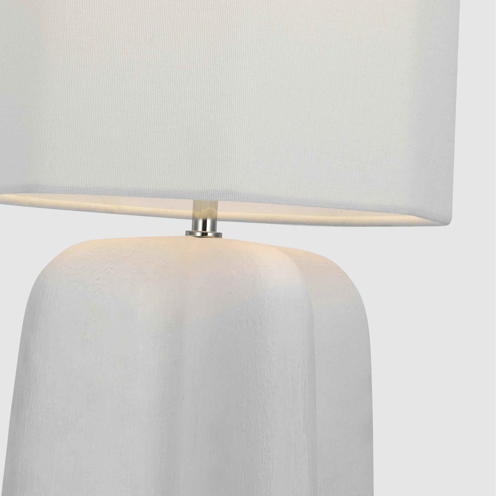 Kelly Wearstler Alessio 31 inch 8.00 watt Plaster White Table Lamp Portable Light, Large