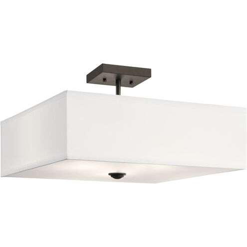 Shailene 3 Light 18 inch Olde Bronze Semi Flush Light Ceiling Light