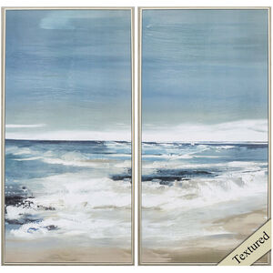 Waterside 25 X 13 inch Non-Glass Framed Art