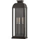 Heritage Tiverton 3 Light 24 inch Dark Oxidized Brass Outdoor Wall Mount