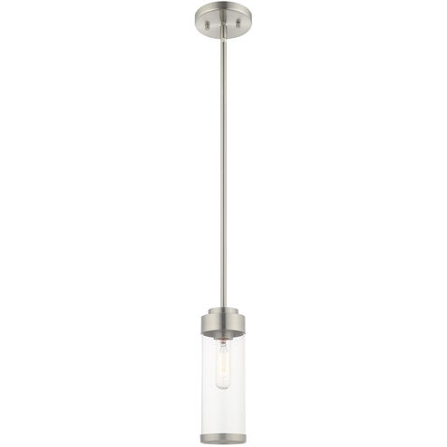 Hillcrest 1 Light 5 inch Brushed Nickel Mini Pendant Ceiling Light