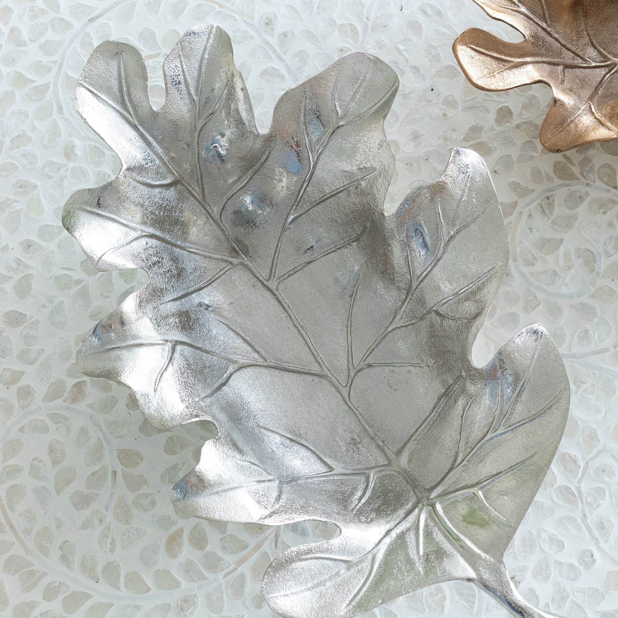 Leaf Silver Tray