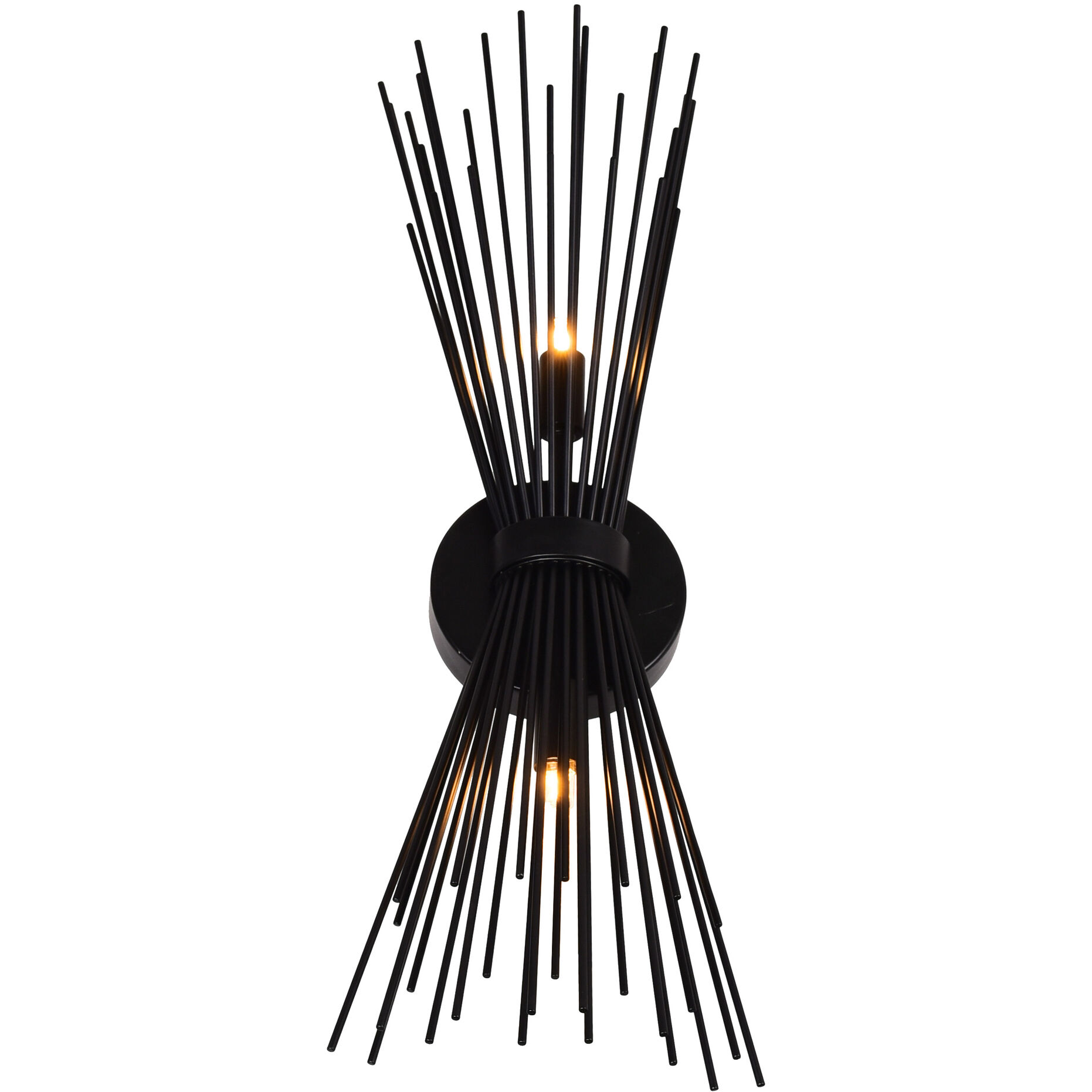 Savannah 2 Light 8 inch Black Wall Light