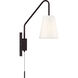Owen 12 inch 60.00 watt English Bronze Adjustable Wall Sconce Wall Light, Essentials