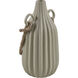 Harding 11.75 X 6.5 inch Vase in Matte Sage with Natural