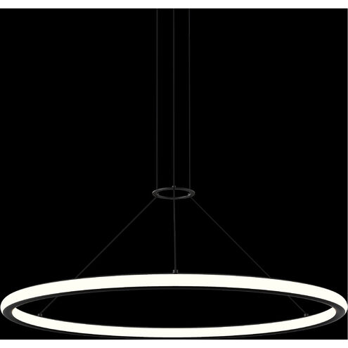 Luna LED 38 inch Satin Black Pendant Ceiling Light