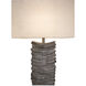 Pozzolana 28 inch 150.00 watt Charcoal Table Lamp Portable Light