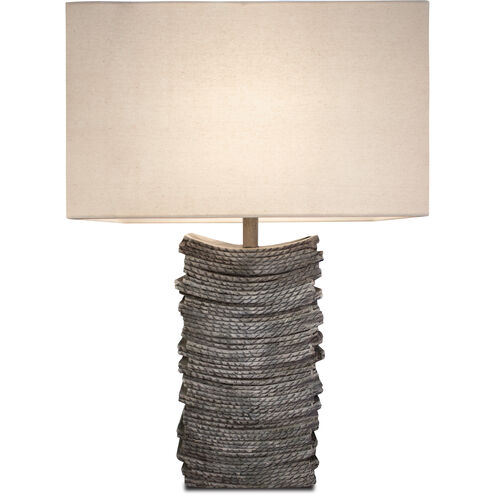 Pozzolana 28 inch 150.00 watt Charcoal Table Lamp Portable Light
