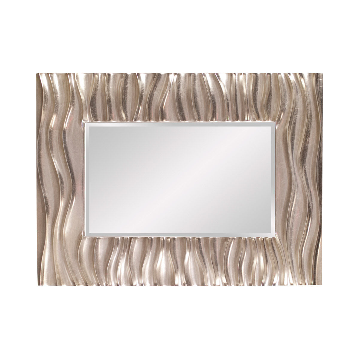 Zenith 39 X 31 inch Silver Leaf Wall Mirror