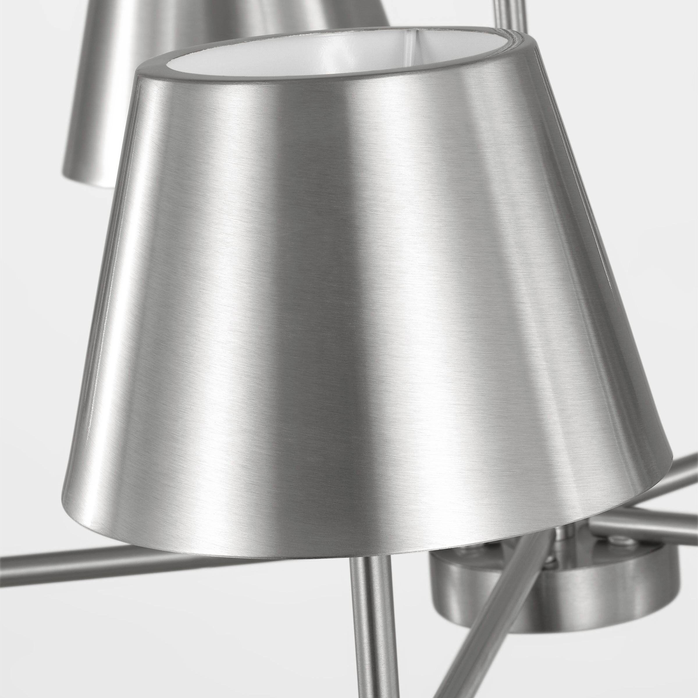 Drew & Jonathan Ender 5 Light 32.63 inch Brushed Nickel Chandelier Ceiling Light, Medium