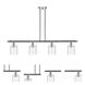 Ballston Cobbleskill 4 Light 48 inch Polished Chrome Island Light Ceiling Light