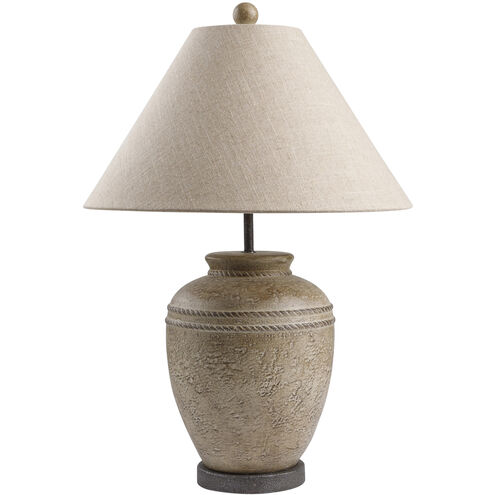 Nantes 25 inch 100 watt Beige Accent Table Lamp Portable Light
