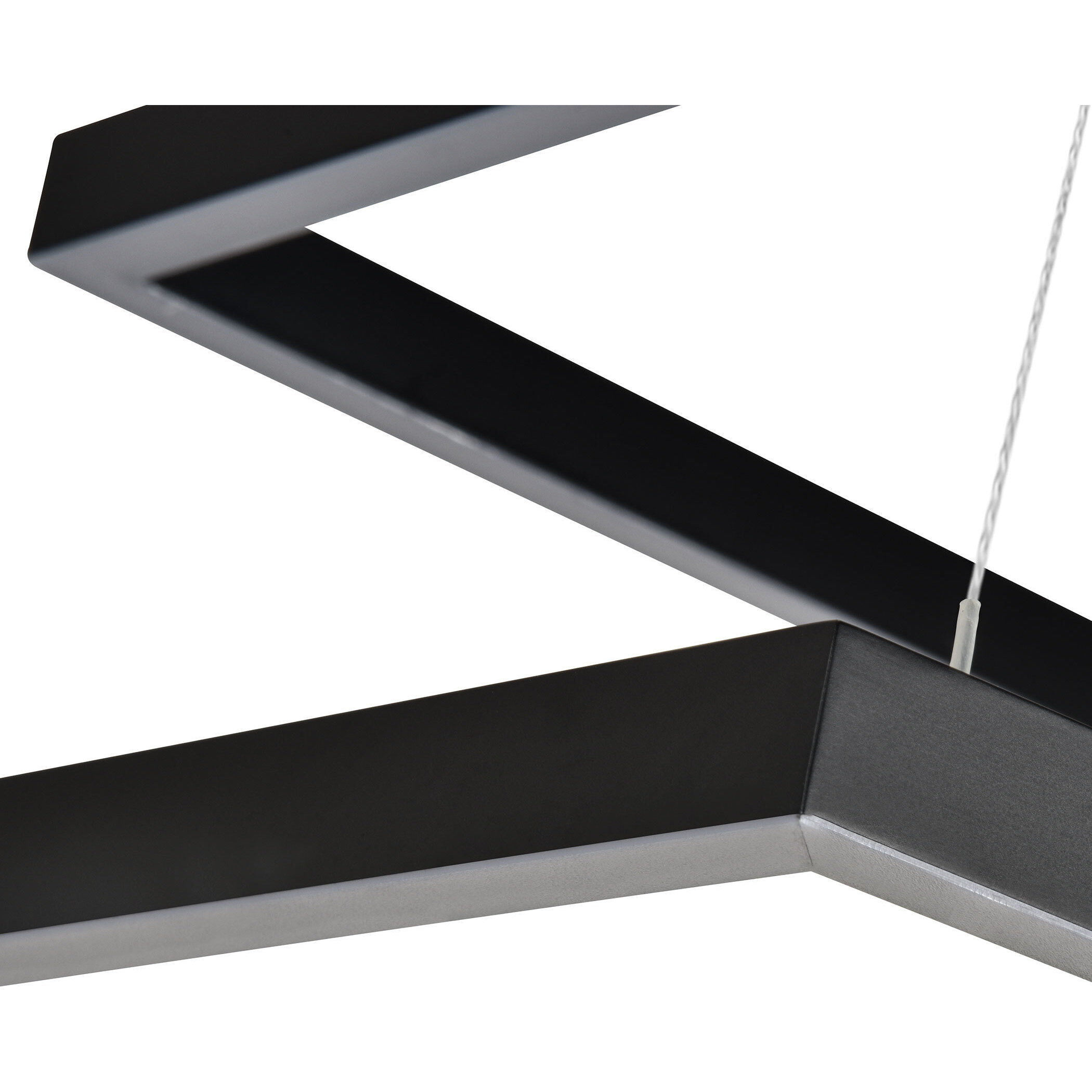 Atria Duo 17.25 inch Black Chandelier Ceiling Light