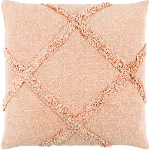 Sarah 20 inch Peach Pillow Kit