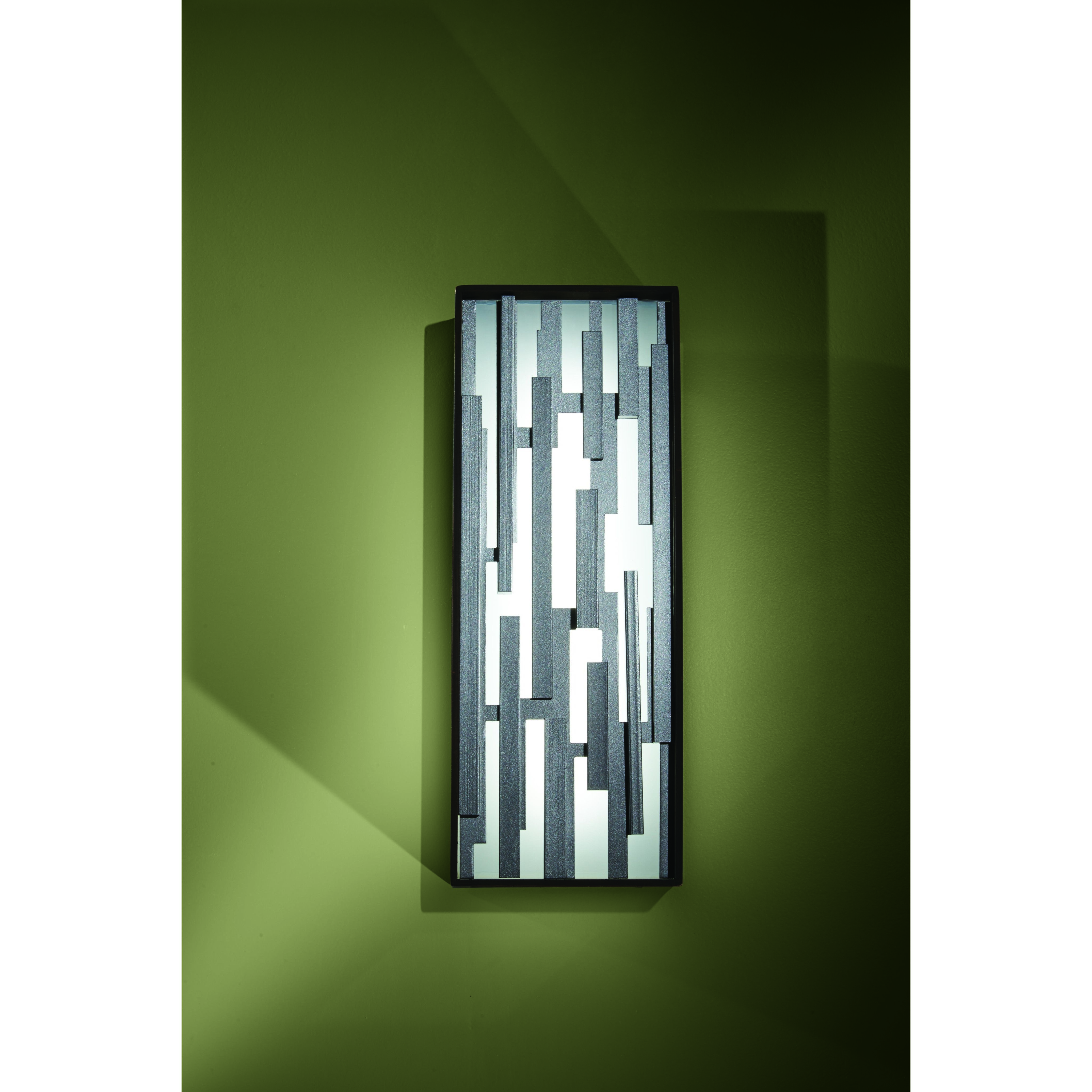 Bars LED 17 inch Bronze W/Silver Pocket Lantern, Outdoor