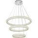 Bowen 3 Light 32 inch Chrome Chandelier Ceiling Light