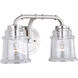 Toledo LED 14.75 inch Satin Nickel Bathroom Light Wall Light