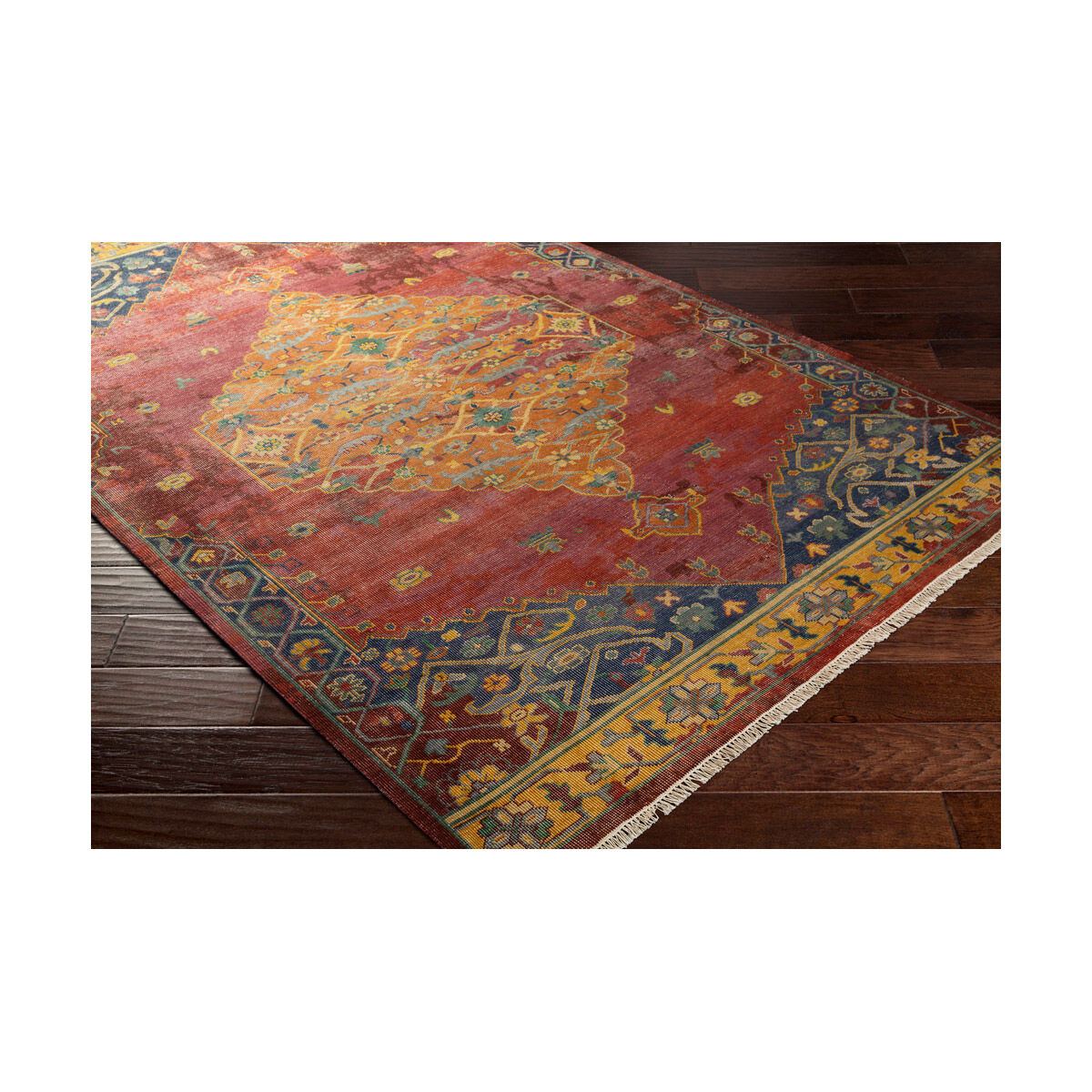 Festival 156 X 108 inch Mauve/Dark Purple/Dark Red/Rust/Burgundy/Mustard Rugs