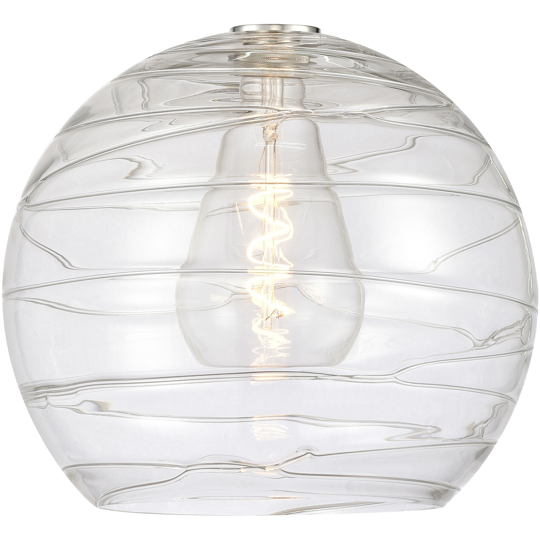 Ballston Deco Swirl Glass Only For 616-1P-BK-G1213-14