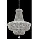 Napoli 21 Light 34 inch Chrome Pendant Ceiling Light